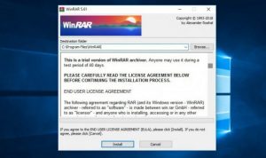 Install WinRAR