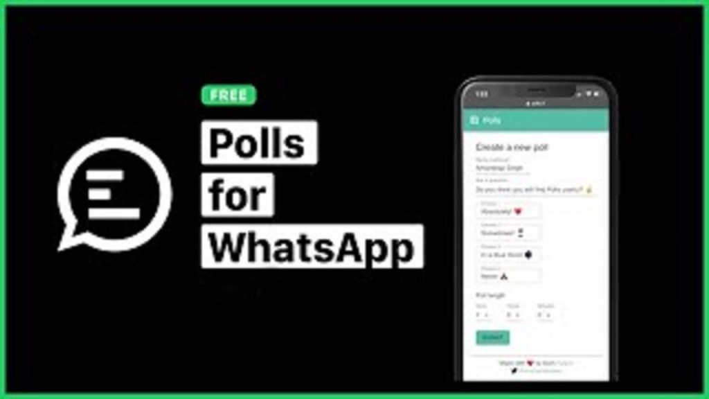 create a poll on WhatsApp
